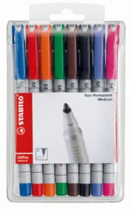 STABILO OHP Pen non-perm. M 853/8 8 pz., astuccio