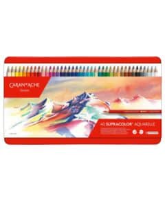 CARAN D'ACHE Matite colorate Supracolor 40 colori con scatola personalizzata