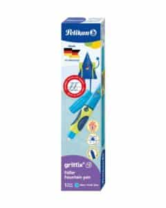 PELIKAN Penna stilografica Griffix 809177 neonfresh blue L