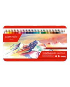CARAN D'ACHE Matite colorate Supracolor 120 colori con scatola personalizzata