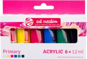 TALENS Colore acrilici 6x12ml 9021860M Primary