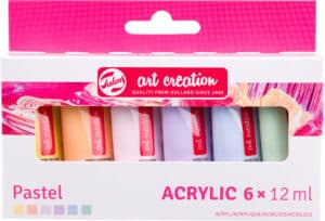 TALENS Colore acrilici 6x12ml 9021862M Pastel