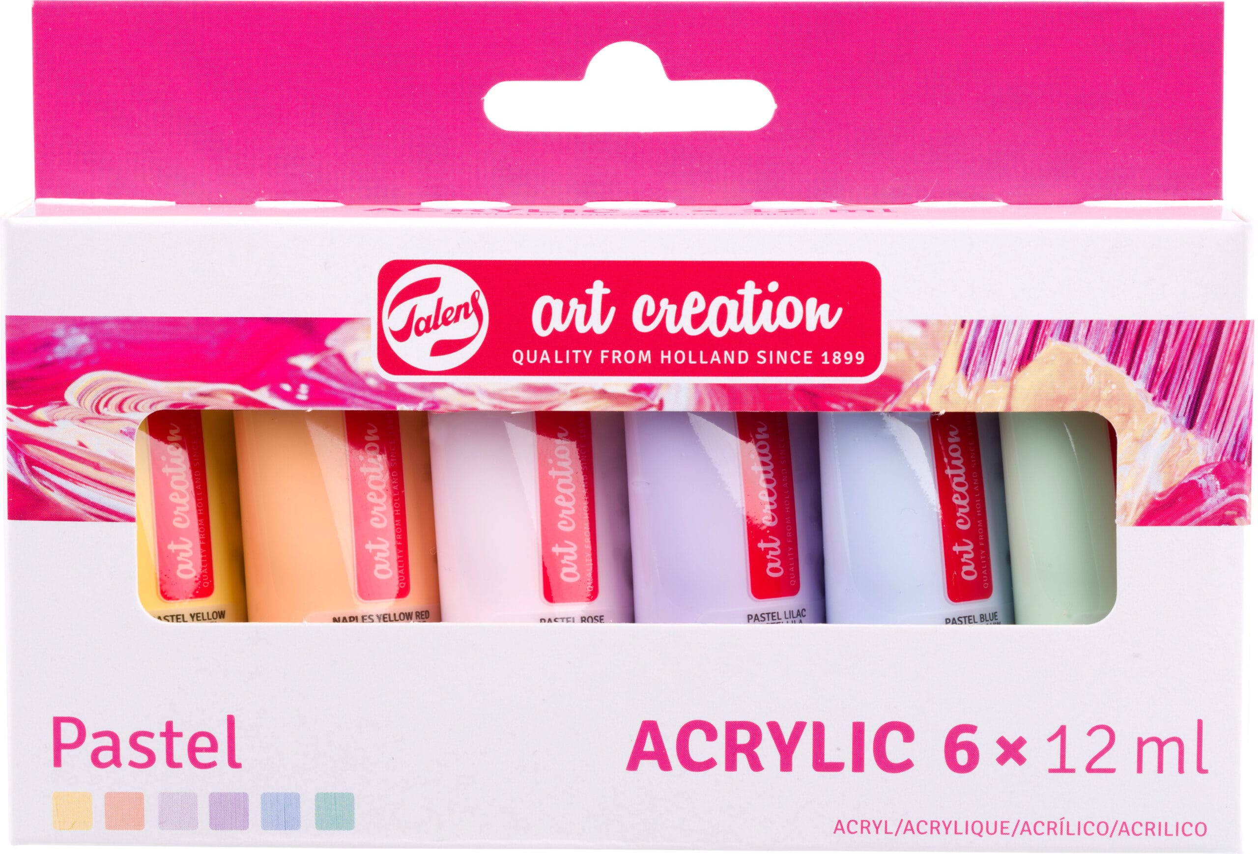 TALENS Colore acrilici 6x12ml 9021862M Pastel