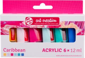 TALENS Colore acrilici 6x12ml 9021863M Caribbean