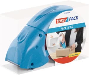 TESA Pack Dispenser 50mx48mm 511120000 Pack'n'go blu