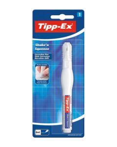 TIPP-EX Shake'n Squeeze 8ml 8022923 Correttore, Blister bianco