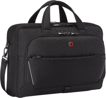 WENGER Laptop Briefcase 16 - 17inch 653498 Meteor Brief Black