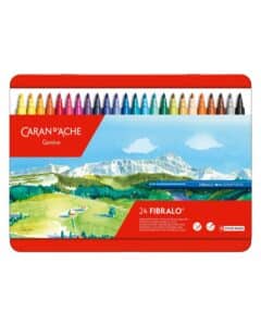 CARAN D'ACHE Pennarelli 24 colori con scatola personalizzata