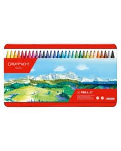 CARAN D'ACHE Pennarelli 30 colori con scatola personalizzata