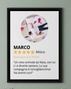 Poster Personalizzato Recensione