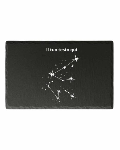 Tagliere ardesia personalizzato costellazione