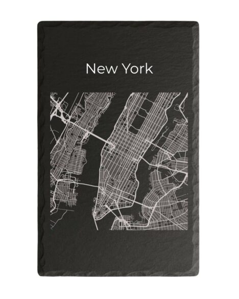 Tagliere ardesia personalizzato città