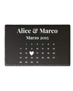 Tagliere Ardesia Anniversario