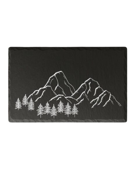 Tagliere Ardesia personalizzato montagna