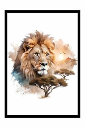 Poster personalizzato animali