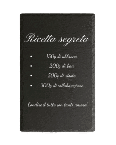 Tagliere Ardesia Rettangolo Ricetta Segreta