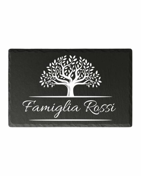 tagliere ardesia personalizzato famiglia