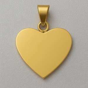 Medaglietta cuore oro
