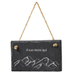 Ardesia personalizzata Rettangolo da appendere