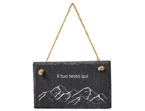 Ardesia personalizzata Rettangolo da appendere