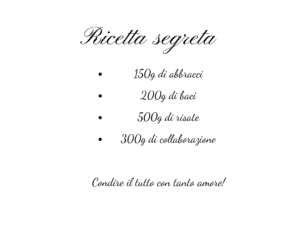Tagliere rettangolo Ricetta segreta 1