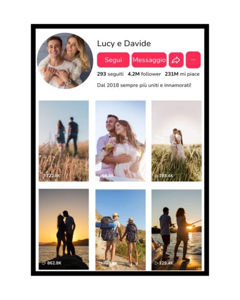 Poster personalizzato Tik Tok