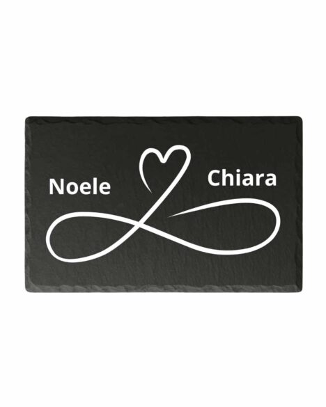 Tagliere ardesia personalizzato infinito