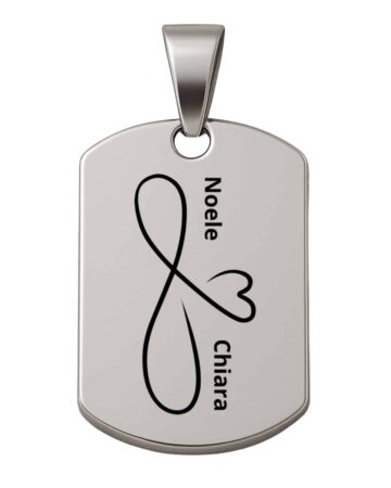 Ciondolo personalizzato Infinito