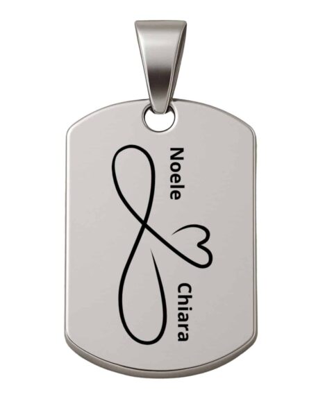 Ciondolo personalizzato Infinito