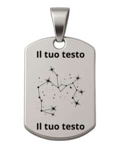 Ciondolo personalizzato costellazione