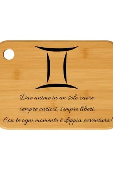 Tagliere in legno Segno zodiaco
