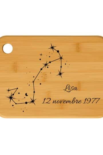 Tagliere in legno costellazione
