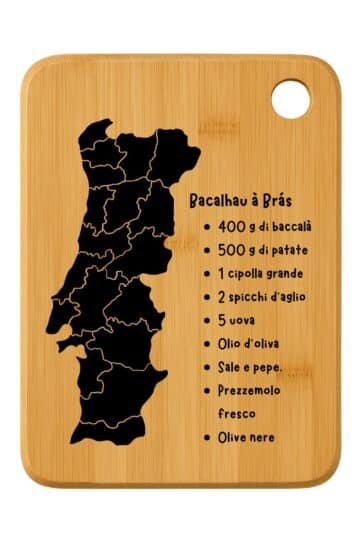 Tagliere in legno Nazione