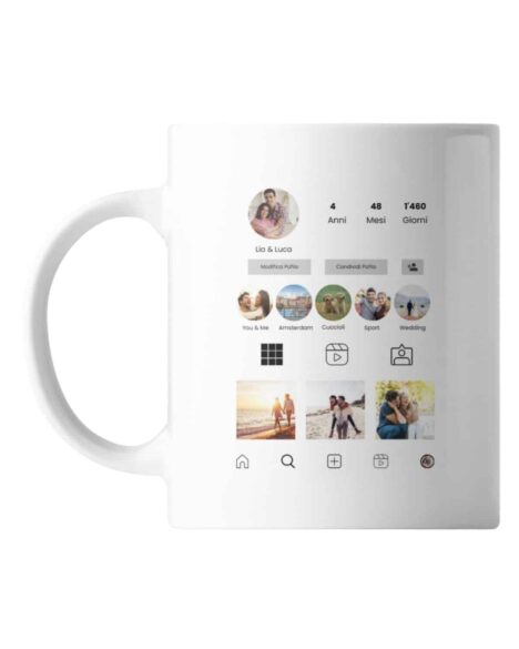 Tazza personalizzata Instagram