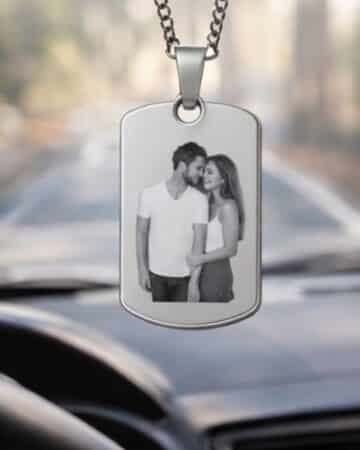 Ciondolo in acciaio inox personalizzato