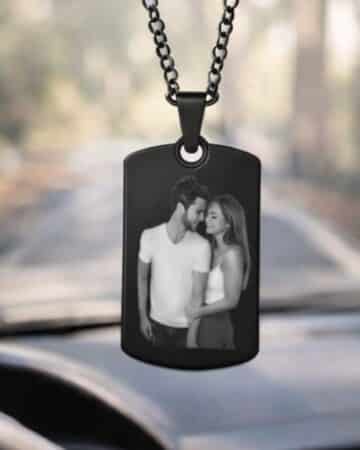 Ciondolo in acciaio inox personalizzato