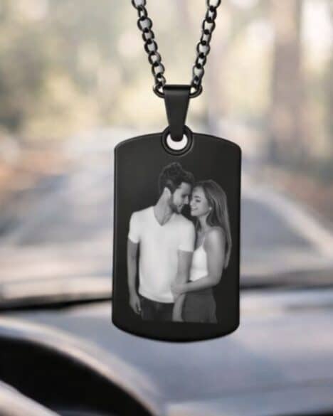 Ciondolo in acciaio inox personalizzato