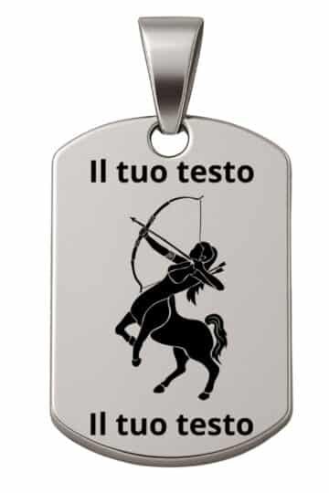 Ciondolo personalizzato segno zodiaco