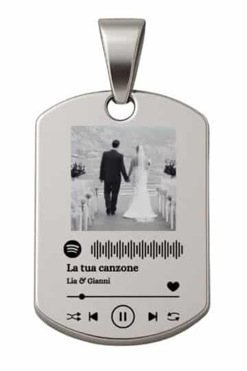 Ciondolo personalizzato Canzone