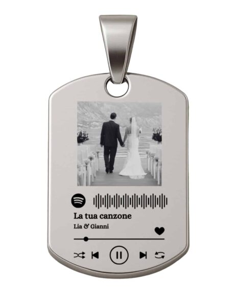 Ciondolo personalizzato Canzone