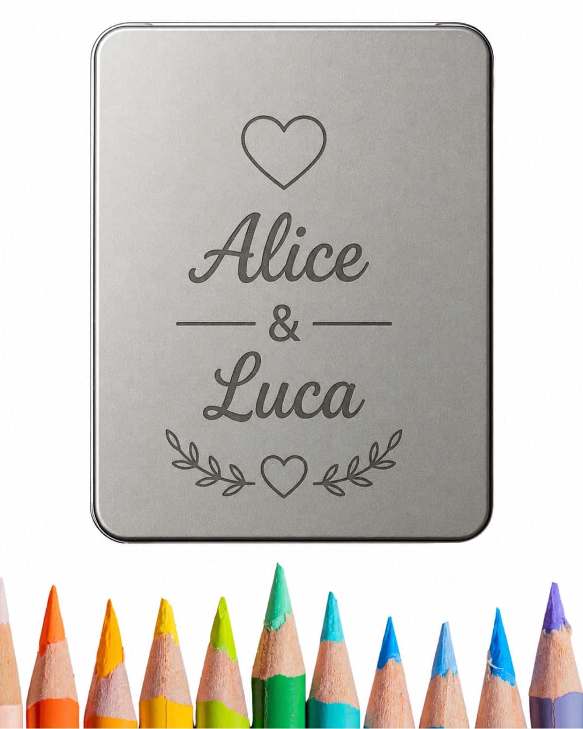 Scatola 24 Matite Colorate Personalizzate