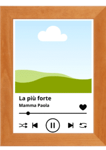 Cornice legno marrone