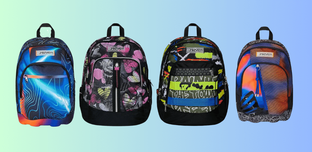 zaini scolastici della marca Seven