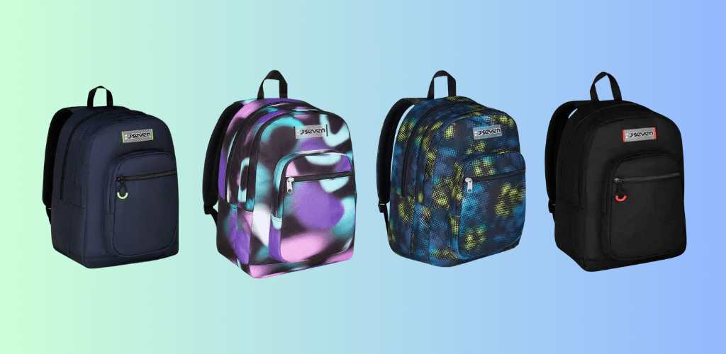 zaini scolastici della marca Seven