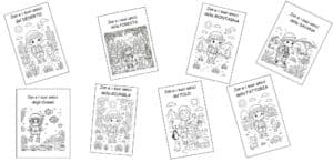 Libri da colorare le avventure di Jan
