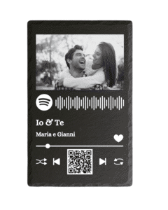 Ardesia personalizzata canzone con QR
