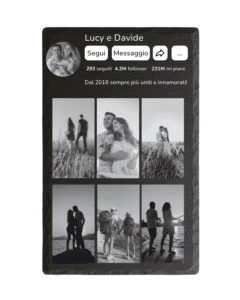 Ardesia personalizzata rettangolo Tik Tok