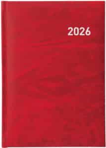 BIELLA Agenda Executive 2026 806510450026U 1G/1P rosso ML 14.5x20.5cm