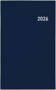 BIELLA Agenda Compact 2026 807370050026U 1S/2P blu ML 15x24cm