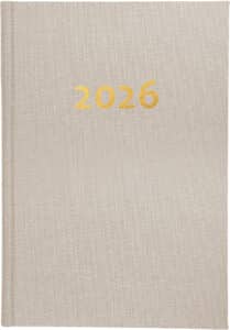 BIELLA Agenda Dispo Term 2026 808548100026U 1S/2P beige ML 14.5x20.5cm
